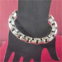 .925 Silver Hinged Bracelet by JAI 3.25oz