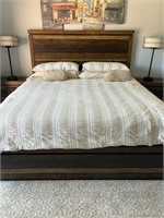Cindy Crawford Farmhouse Industrial King Size Bed