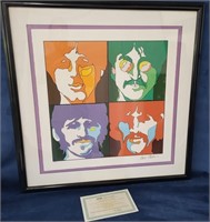 Beatles Quad Portrait Bob Balser Art