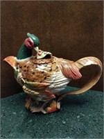 Fitz & Floyd Decorative Pheasant Tea Pot