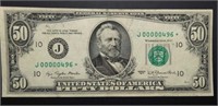 1977 $50 Federal Reserve Star Note