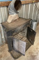 Vintage Cast Iron Fireplace