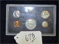 1961 SILVER US MINT PROOF SET 5 COINS IN