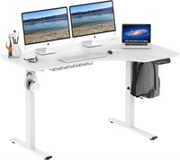 SHW 55-Inch L-Shaped Desk