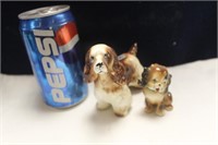 LOT OF TWO CERAMIC DOG FIGURINES