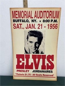 1956 Elvis and the Jordanaires Concert Poster