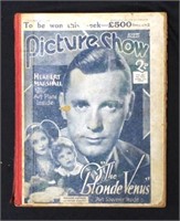 Picture Show Movie Album April 1st 1933