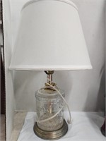 Glass Lamp with Shade