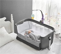 New Yacul Baby Bassinet Bedside Sleeper,