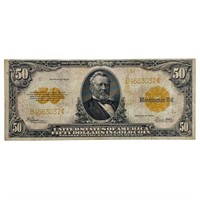 FR. 1200 1922 $50 GRANTGOLD CERTIFICATE VF