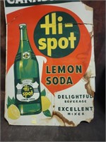 Rough Hi- Spot Soda Poster Cardboard As Is