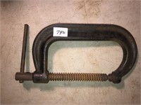 C clamp and 12 in wrench