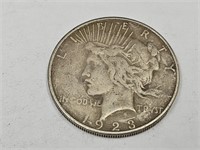 1923 S Silver Peace Dollars