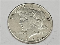 1922 S Silver Peace Dollars