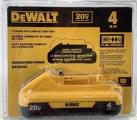 DeWalt 20v Lithium ION Battery NIB DCB240