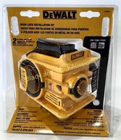 DeWalt Door Lock Installation Kit NIB