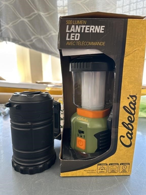 Lot of 2 Cabela’s LED Lanterns