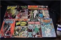 Lot of 8 vintage horror comic books