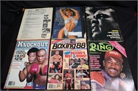 5 vintage boxing magazines & swimsuit issue