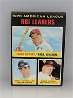 1971 Card 63 RBI Leaders Boog Powell