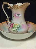 Water pitcher and face bowl