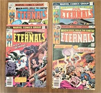 (4) 1976/77 Marvel: The Eternals #2-4, 15