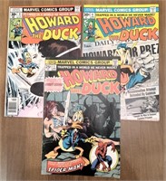(3) 1976 Marvel: Howard the Duck #s 1, 8, 9