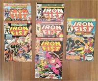 (6) 1974/75 Marvel: Iron Fist (Inc. Marvel Prem.)