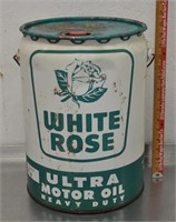 Vintage White Rose 5g oil can