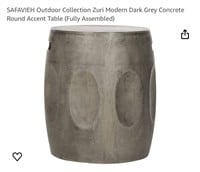 SAFAVIEH Outdoor Collection Zuri Modern Dark Grey