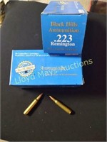 Black Hills 223 Remington 55gr FMJ Ammo - 100rds