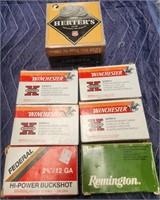 P - 8 BOXES MIXED BUCKSHOT AMMO (A39)