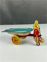 Vintage Marx Happy Easter lithograph tin toy