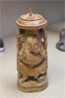 Vintage Thai Wooden Elephant