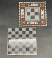 HERSHEY'S CHOCOLATE CHECKERS & TIC TAC TOE BOARDS
