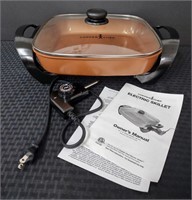 Like-New Copper Chef Electric Skillet