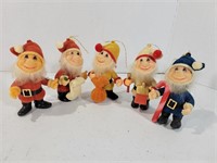 Lot of Vintage Dwarf Ornaments