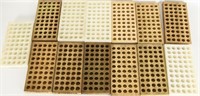 Large Lot of Various Size Bullet Holder Trays