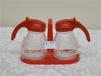 VINTAGE ANDROCK SYRUP DISPENSERS MADE IN CANADA