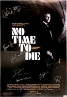 Autograph James Bond 007 No Time to Die Poster