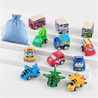 *12pcs Mini Cars Pull Back and Go Vehicles Set-3+