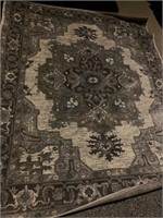 8x10 Grey Blue Classic Rug