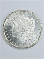 1885-O Morgan Silver Dollar, Uncirculated / 80