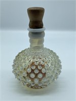 Opalescent Hobnail Cologne Bottle By Wrisley