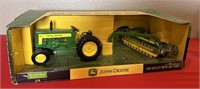 John Deere 330 Utility Toy Tractor W/ Hay Rake