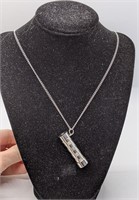 Stainless Steel Chain With Kaleidoscope Pendant