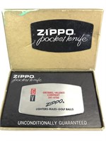 ZIPPO Pocket Knife Advertising W Box