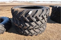 (3) GY 480/80R50 Super Traction Tires #