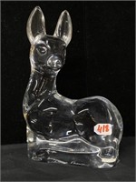 Daum Crystal deer figure