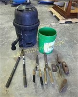 Pool filter, Clippers, Hammer and Axe Heads